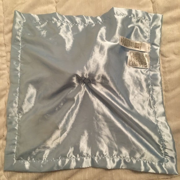 Carter's Zebra "This is What Handsome Looks Like" Rattle Satin Blue Baby Lovey - Picture 4 of 6